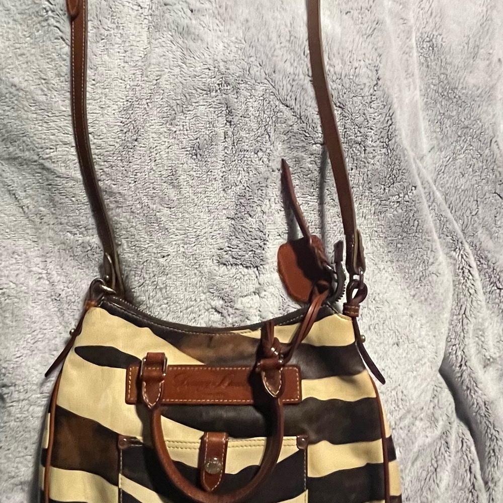 Dooney & Bourke Zebra Stripe Crossbody Bag - Picture 5 of 7